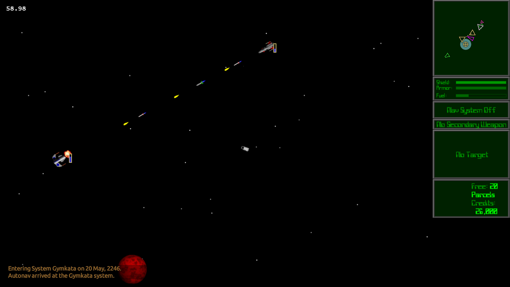 A Rebel Frigate and Confederate Frigate duke it out.